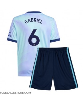 Günstige Arsenal Gabriel Magalhaes #6 3rd trikot Kinder 2024-25 Kurzarm (+ Kurze Hosen)